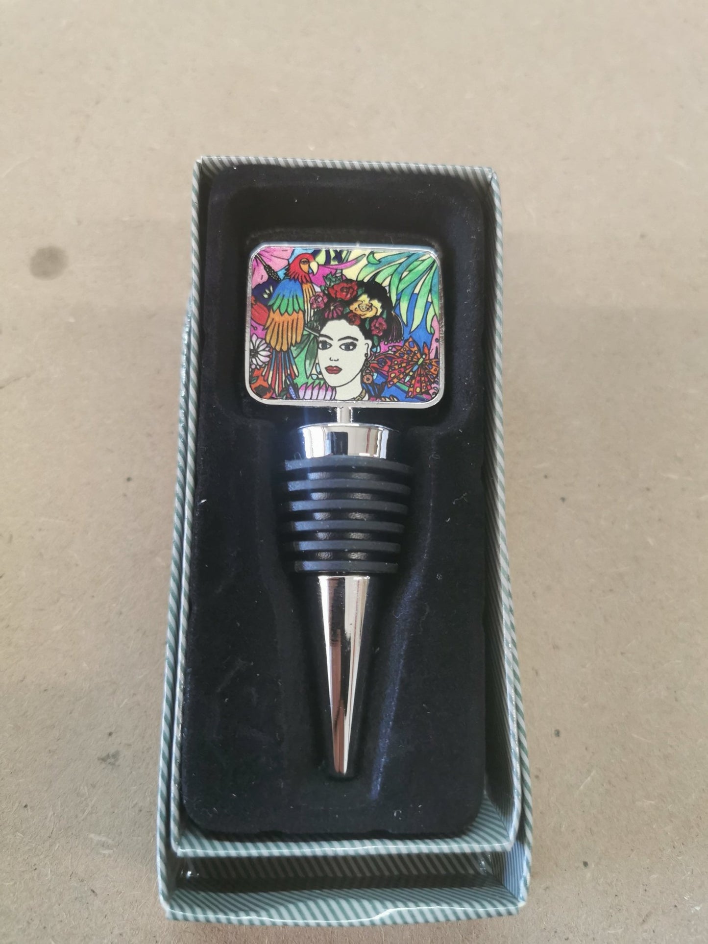 Bottle Stopper with Rectangle Image - artcoasterprinting
