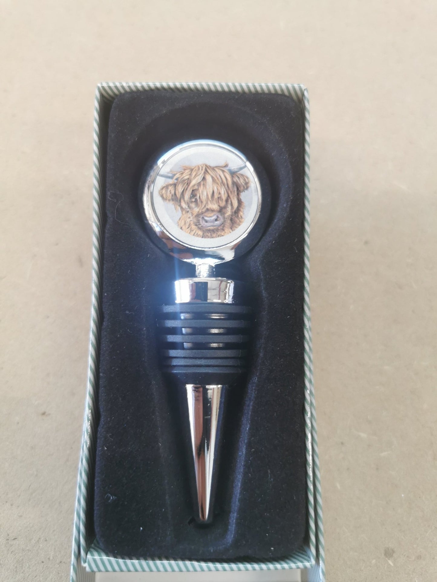 Bottle Stopper with Round Image - artcoasterprinting