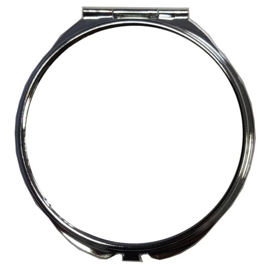 Compact Mirror - Large Round - Silver - artcoasterprinting