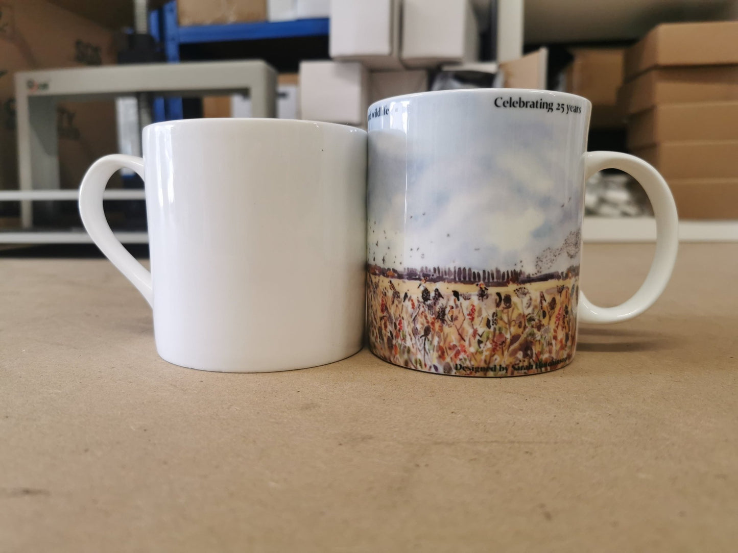 Large 15oz Straight sided Bone China Mug - artcoasterprinting