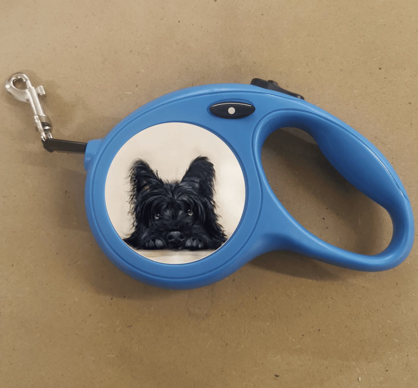 Retractable Dog Lead - Blue - artcoasterprinting