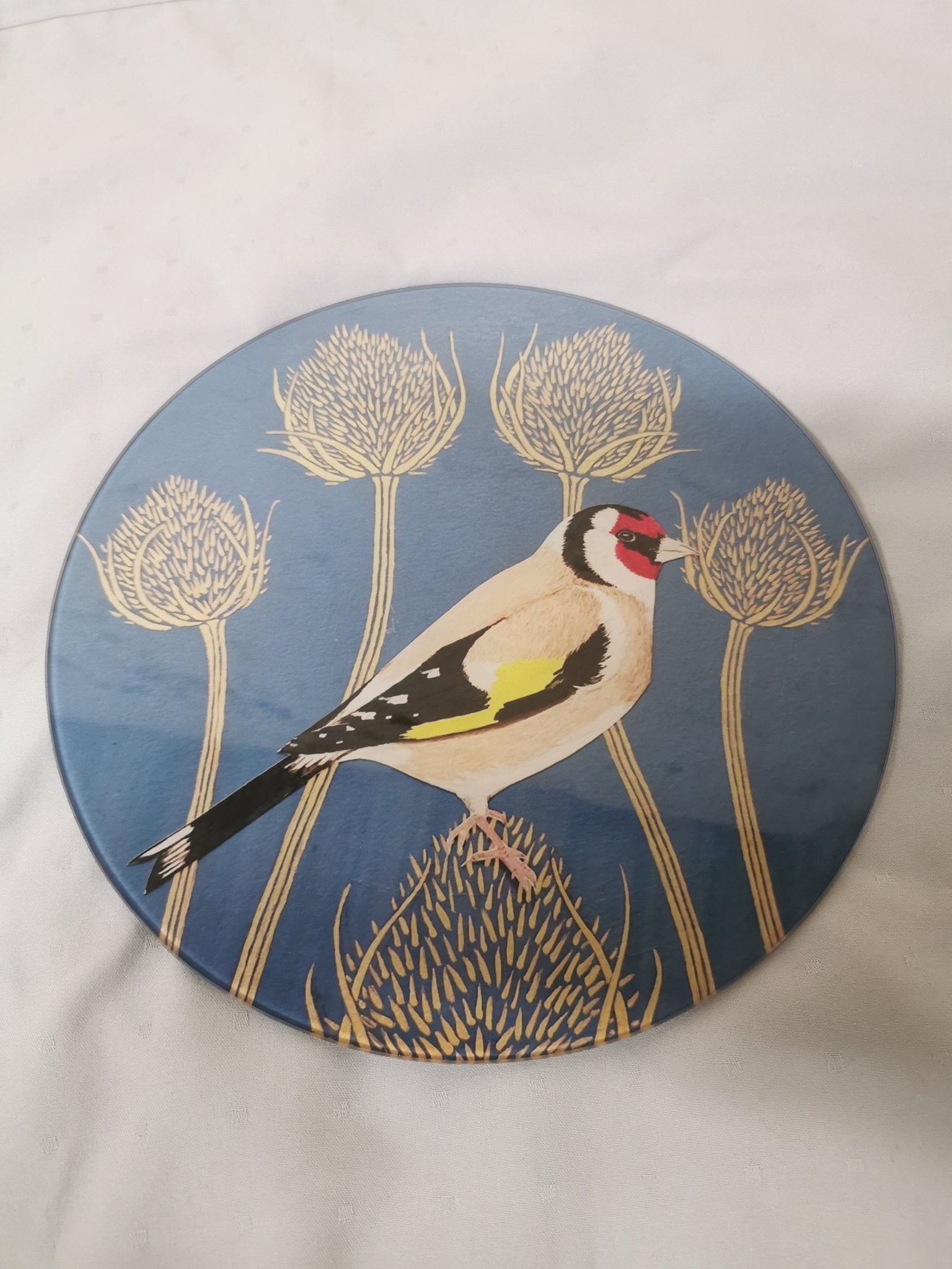 Round Glass Chopping Board 30cm - Smooth Finish - artcoasterprinting