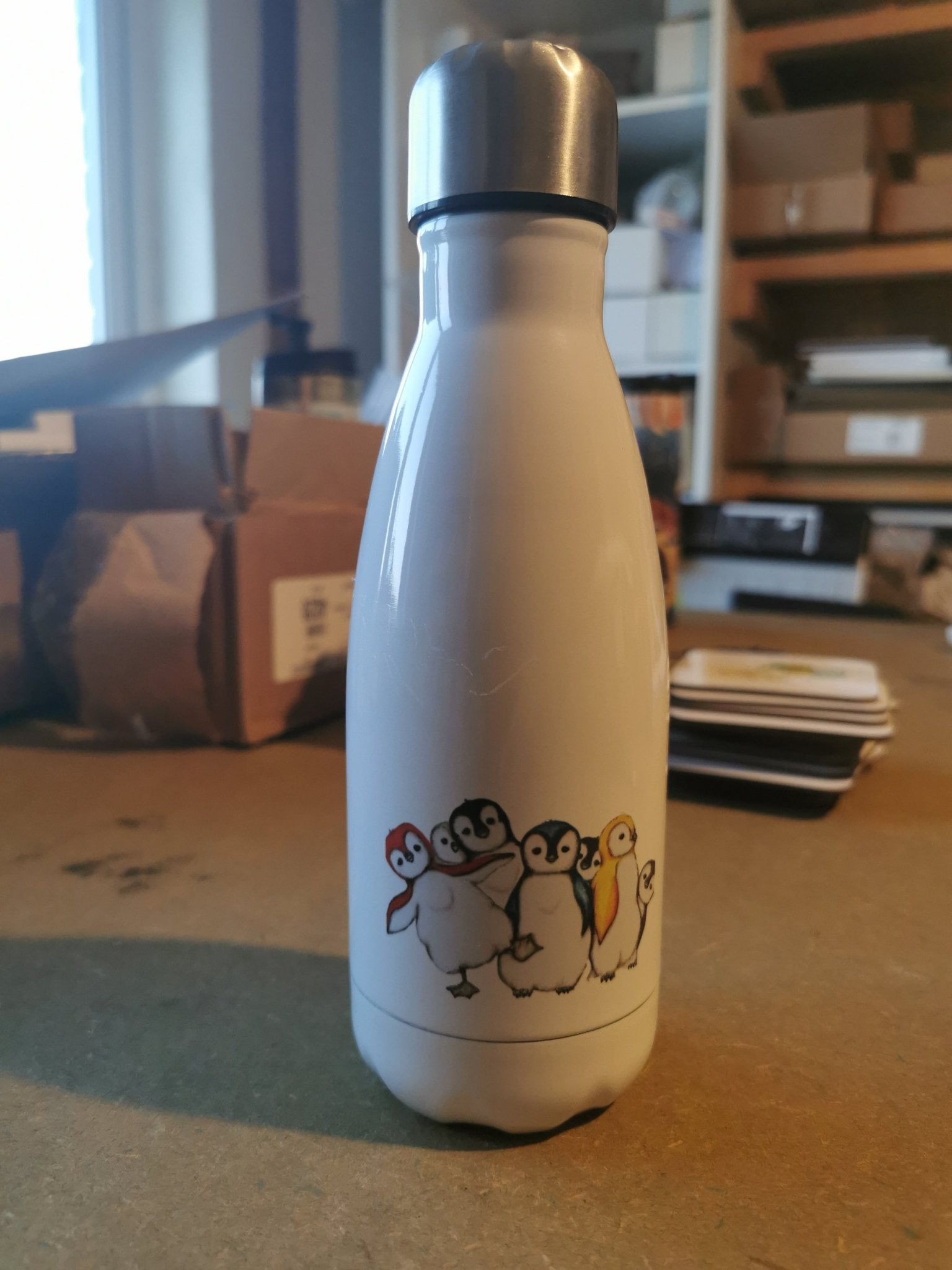 500ml bowling pin water bottle - SINGLE WALLED - artcoasterprinting