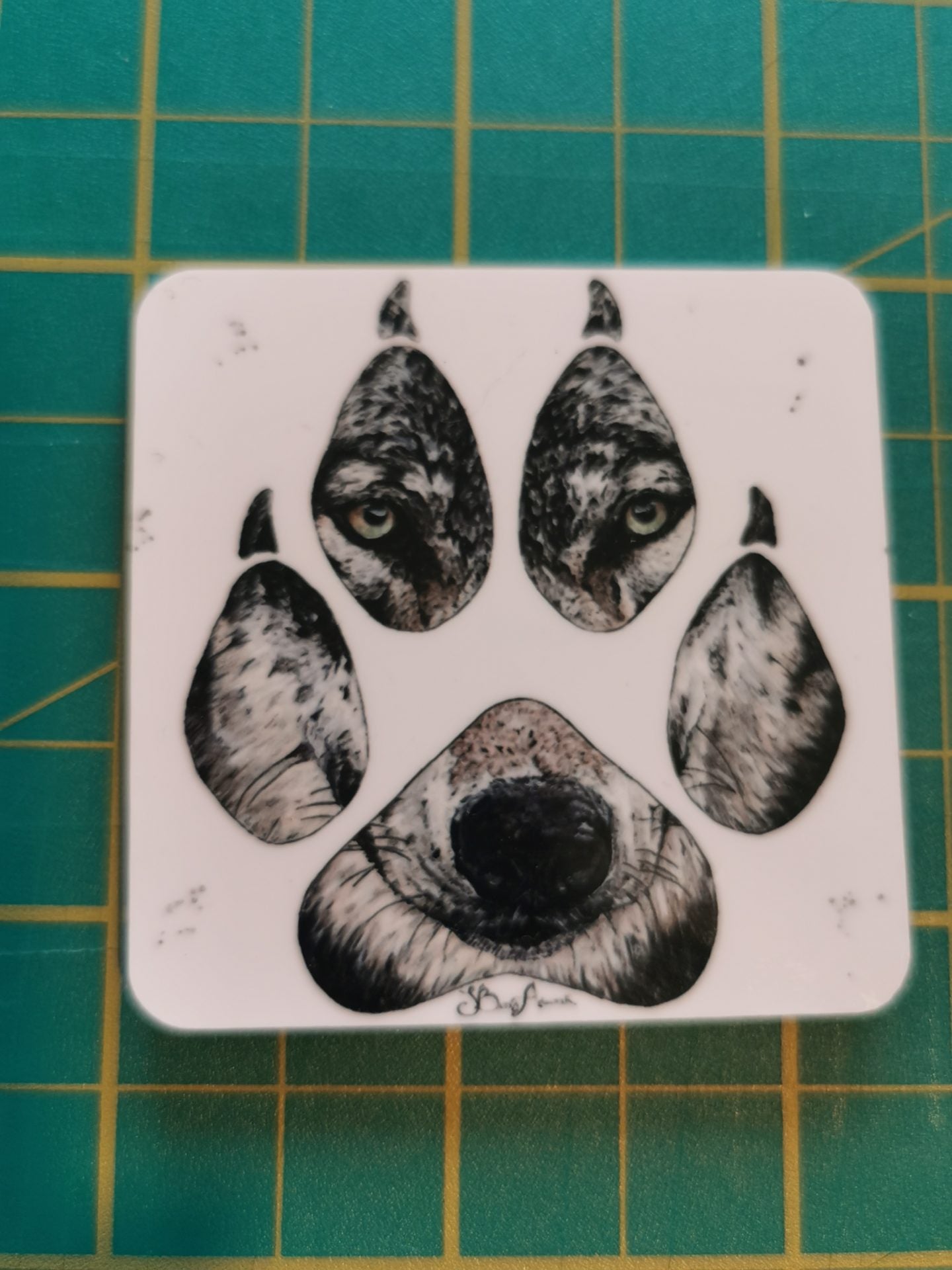 Fridge Magnet - 60mm square - metal - artcoasterprinting