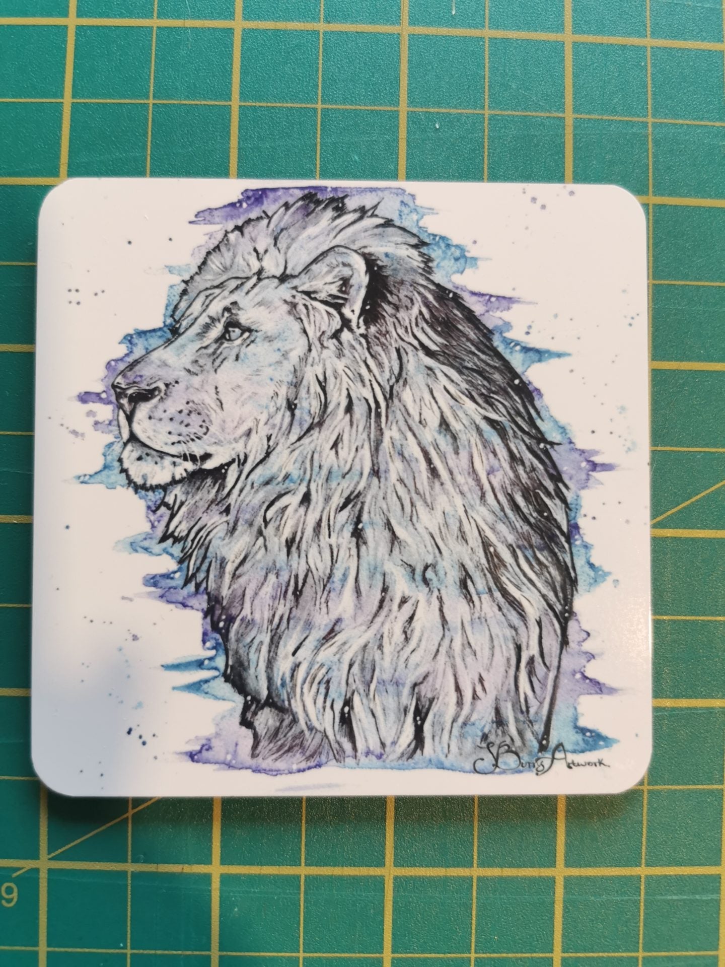 Fridge Magnet - 90mm square - metal - artcoasterprinting