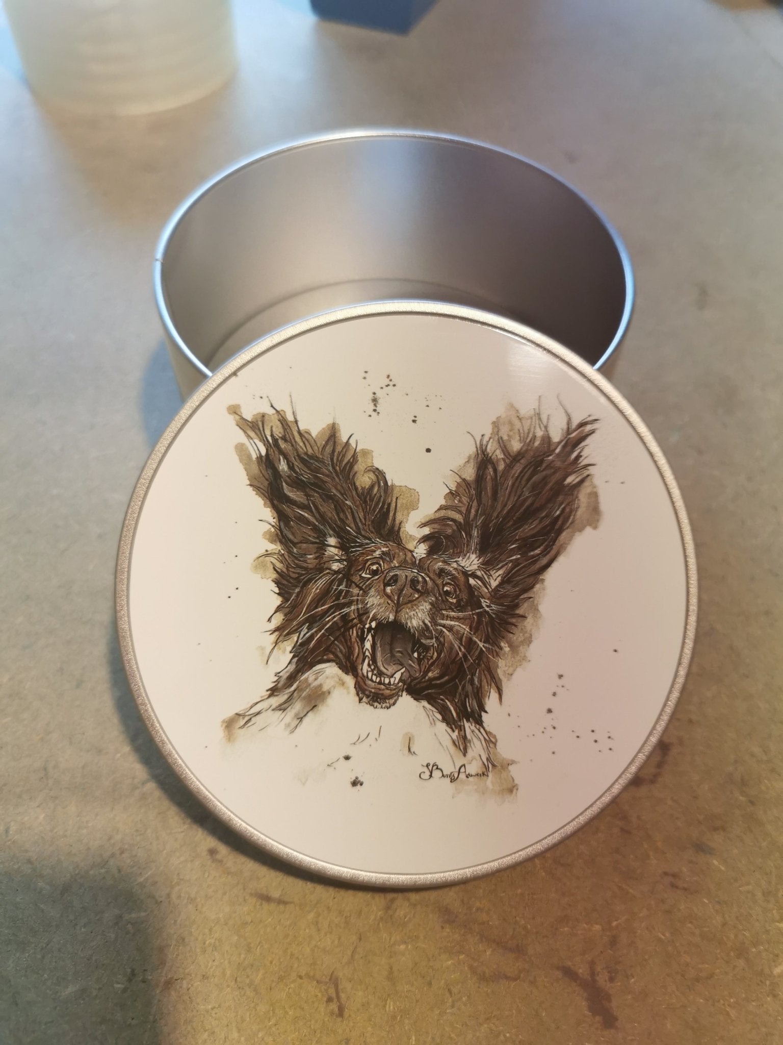 Round Metal Tin - artcoasterprinting