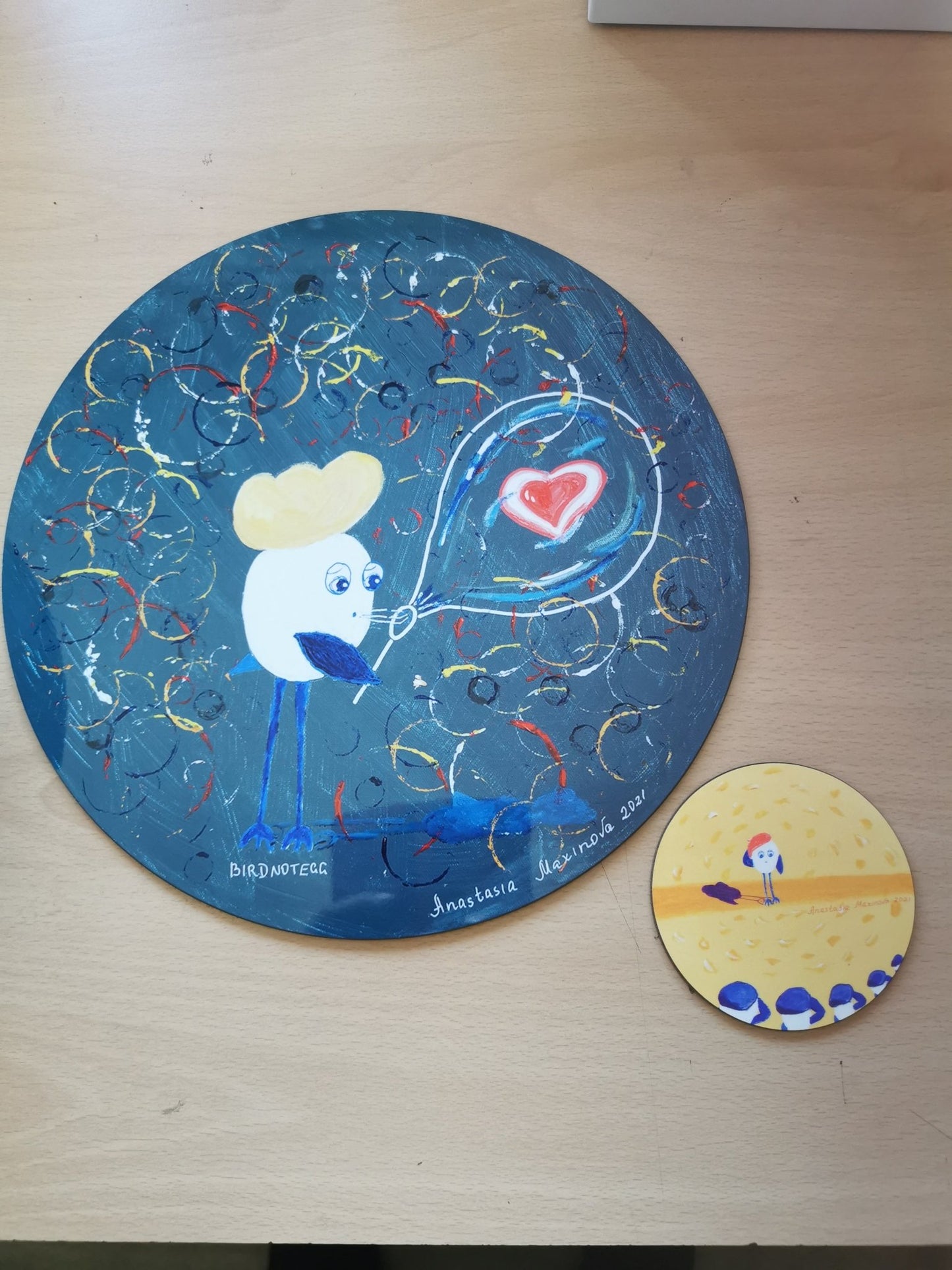 Round Placemat - 23cm - artcoasterprinting