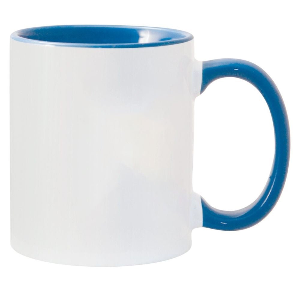 11oz two tone Cambridge Blue Mug - artcoasterprinting