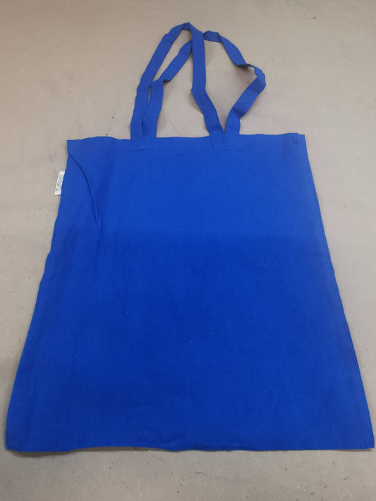 5oz Recycled Cotton Totebag - Royal Blue - artcoasterprinting