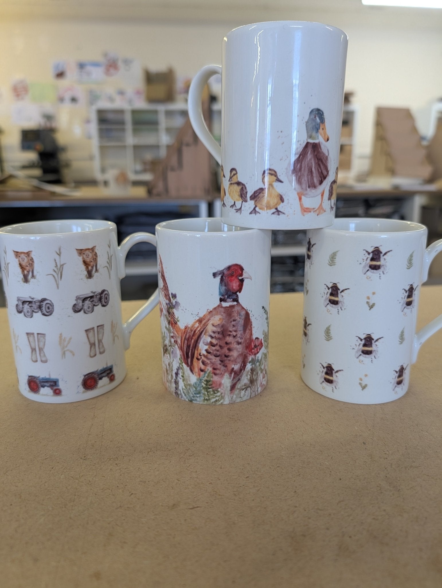 9 oz tall thin white mugs - artcoasterprinting