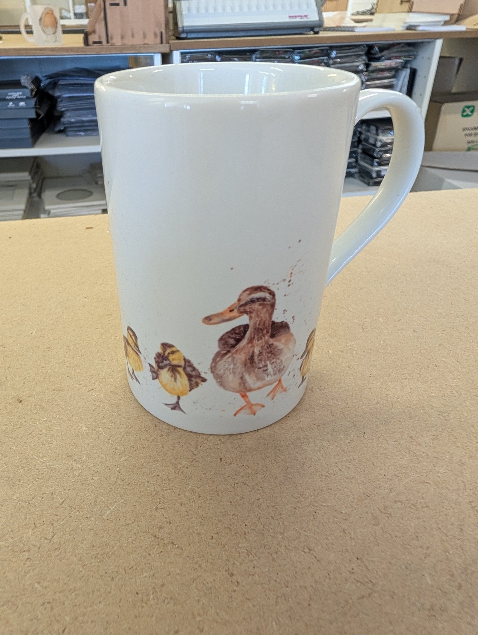 9 oz tall thin white mugs - artcoasterprinting