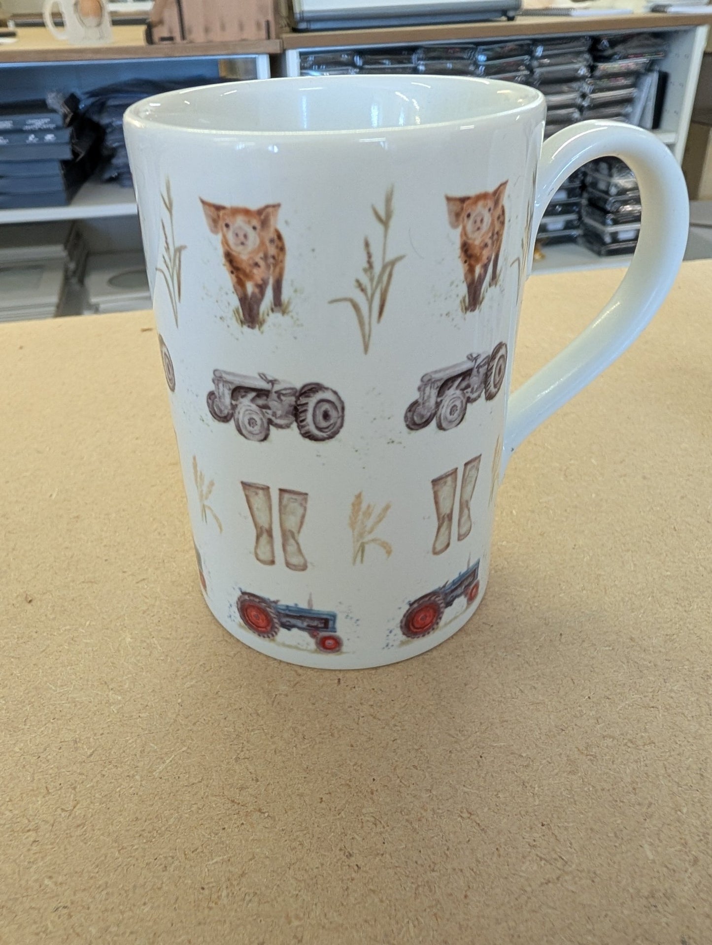 9 oz tall thin white mugs - artcoasterprinting
