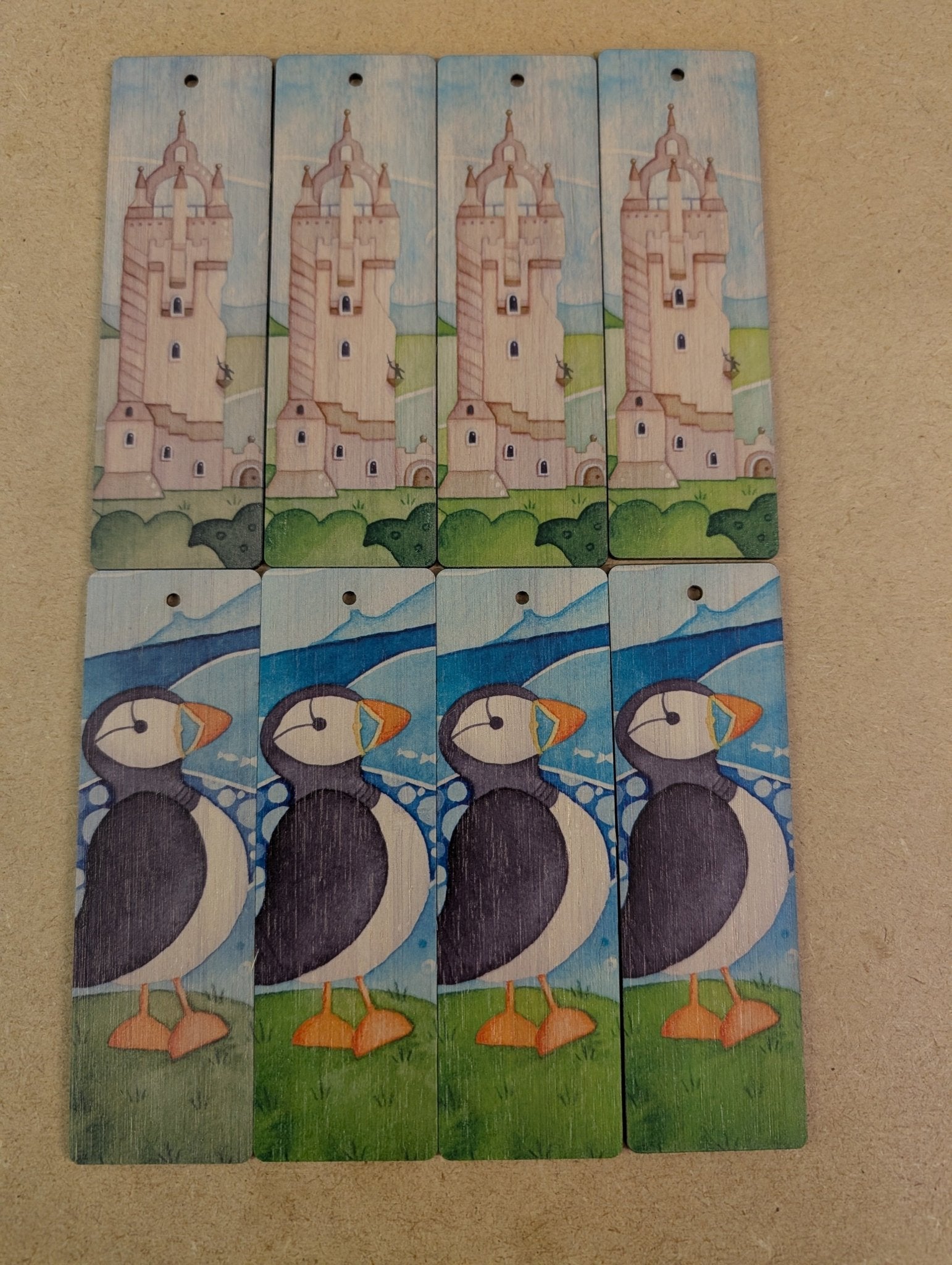 Bamboo Bookmark - UV printed 13 x 4cm - artcoasterprinting