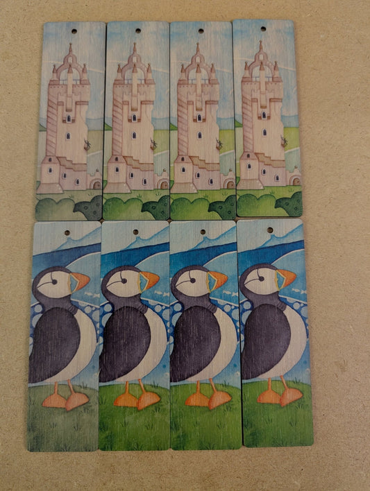 Bamboo Bookmark - UV printed 13 x 4cm - artcoasterprinting