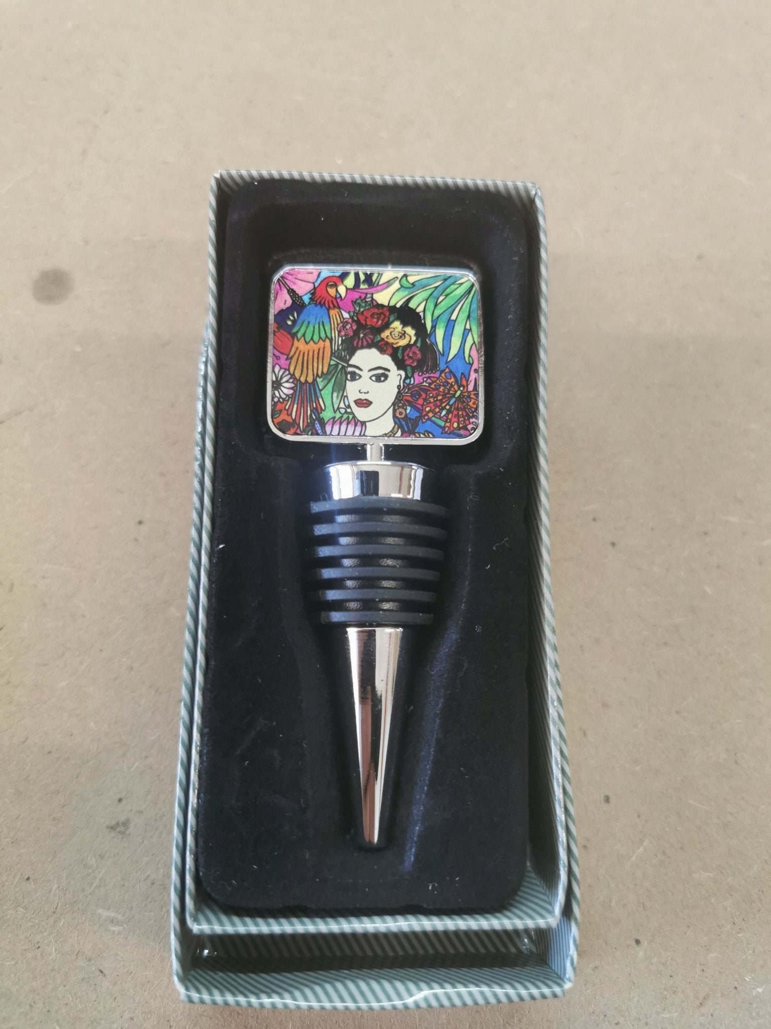 Bottle Stopper with Rectangle Image - artcoasterprinting