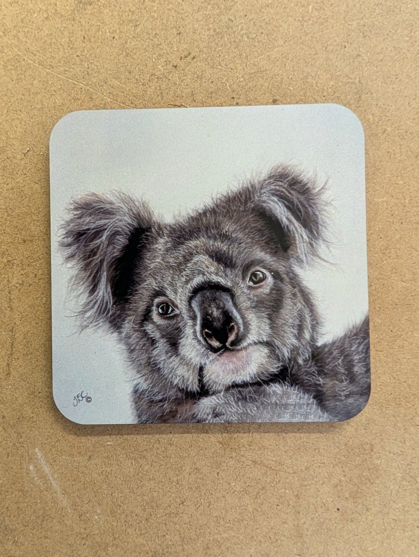 Coaster - 9cm Square - darker back version - artcoasterprinting