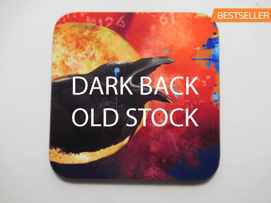 Coaster - 9cm Square - gloss finish OLD BACKING - LIMITED STOCK!!!!!