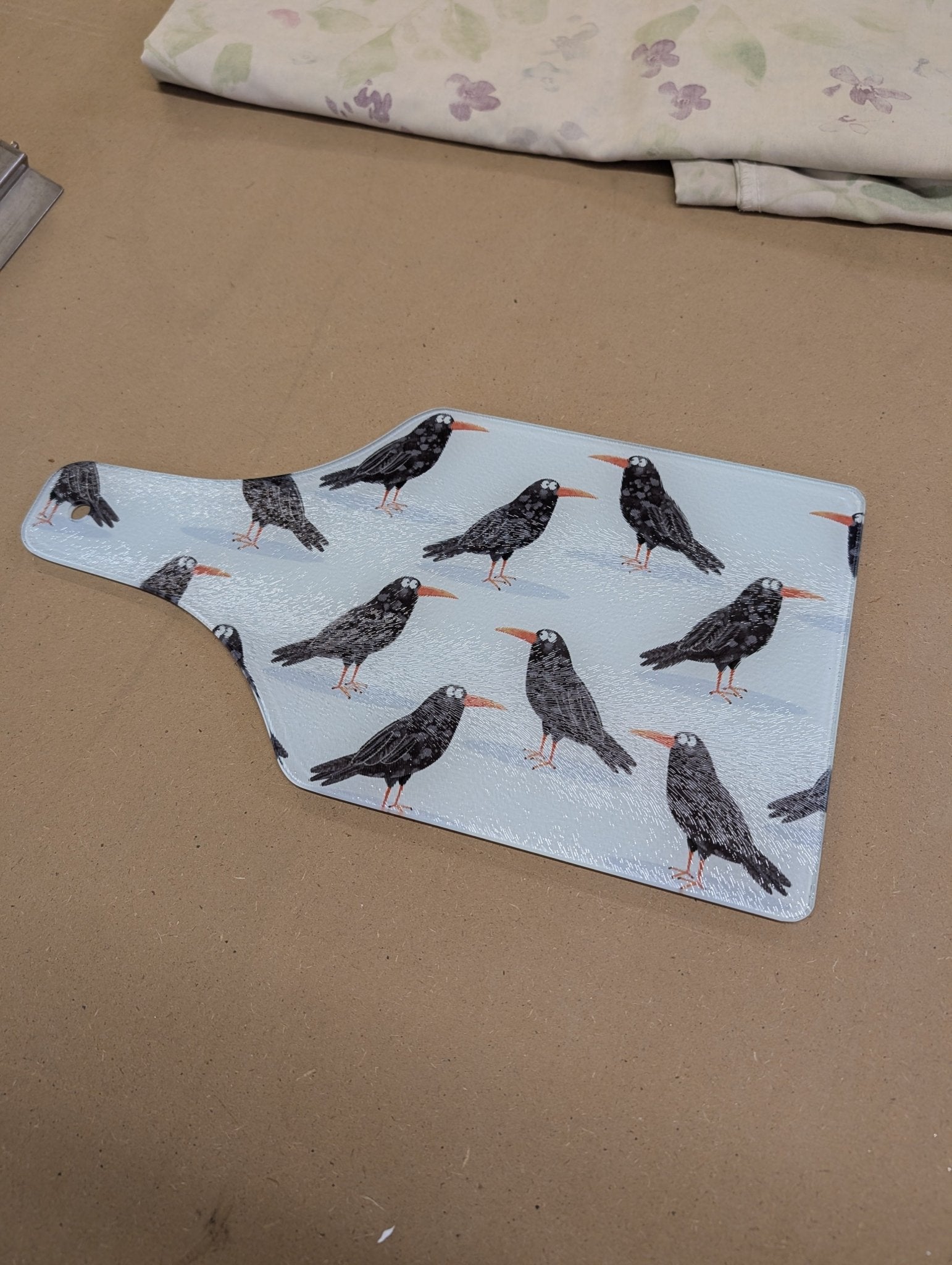 Large Wine Bottle Shaped Cutting Board - artcoasterprinting