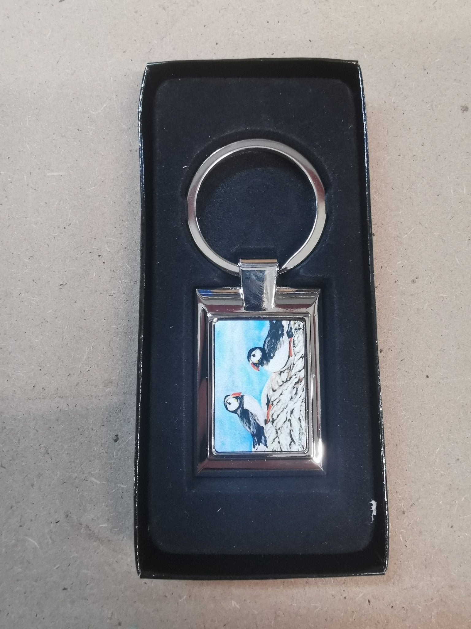 Rectangle Metal Key rings - artcoasterprinting