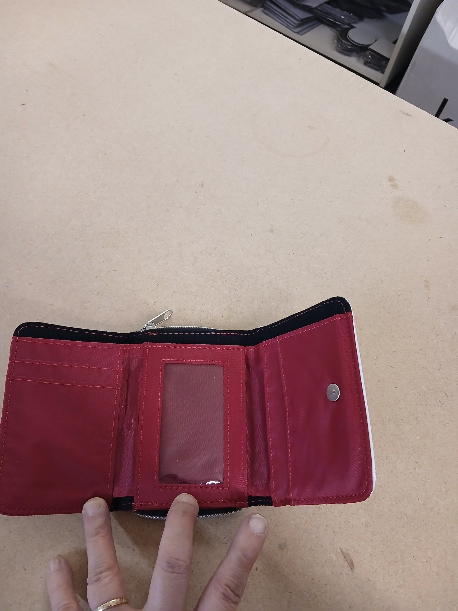 Red Canvas Purse - artcoasterprinting