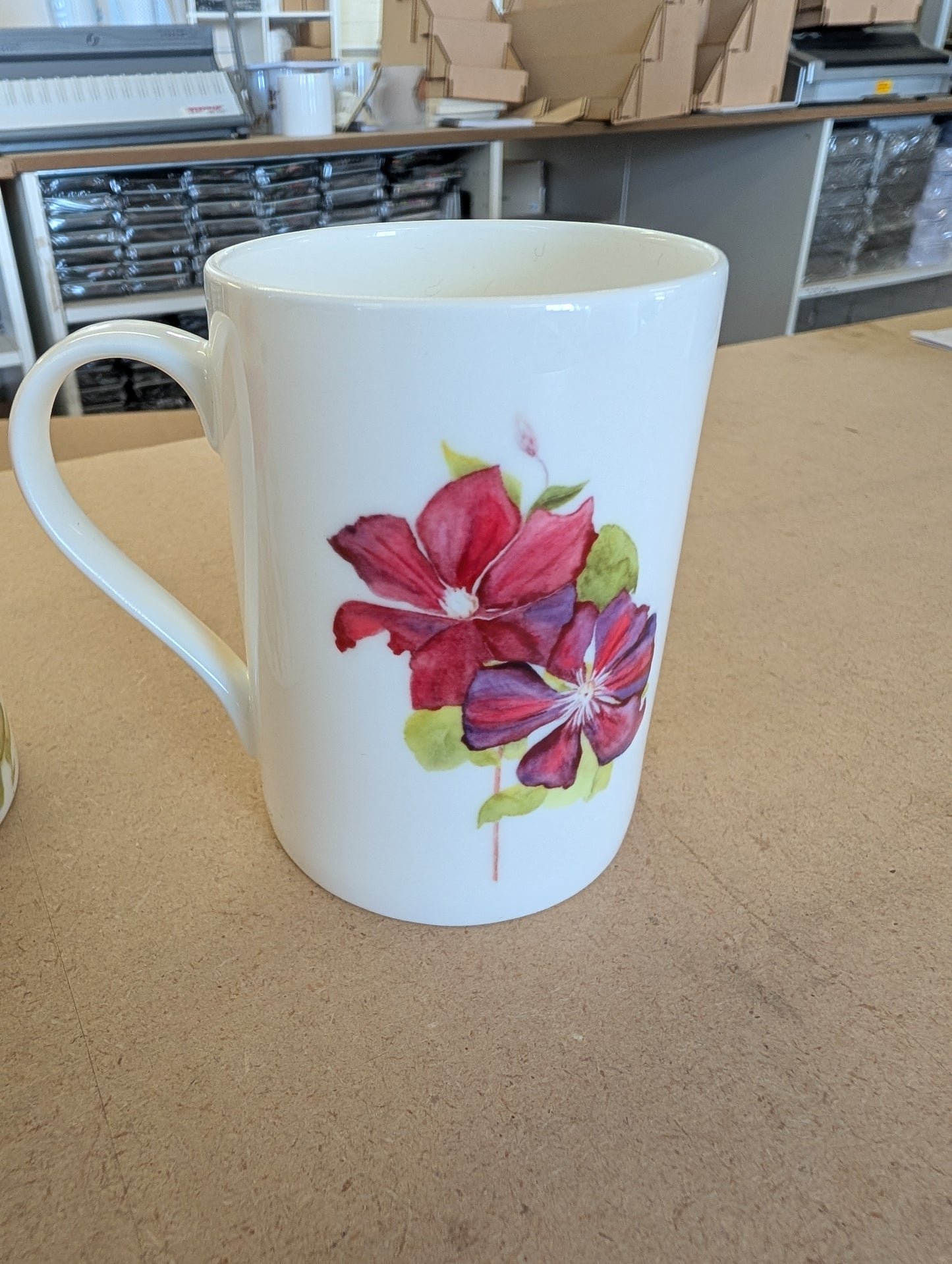 Straight sided  Fine Bone China Mug (9oz)