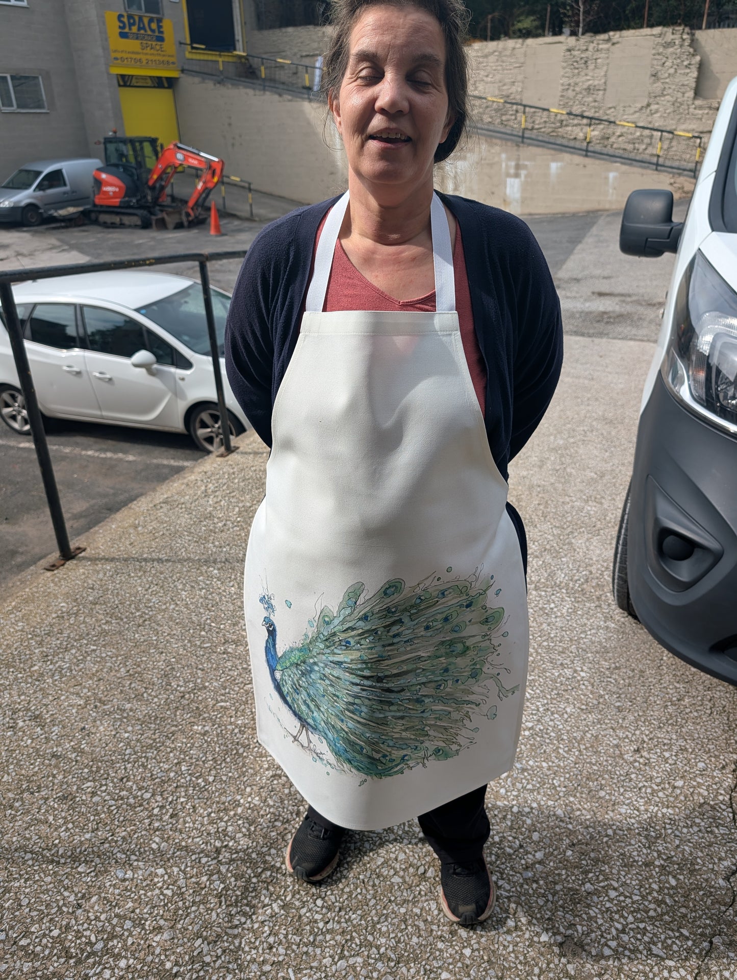 8oz half panama coated cotton Apron (UK MADE)