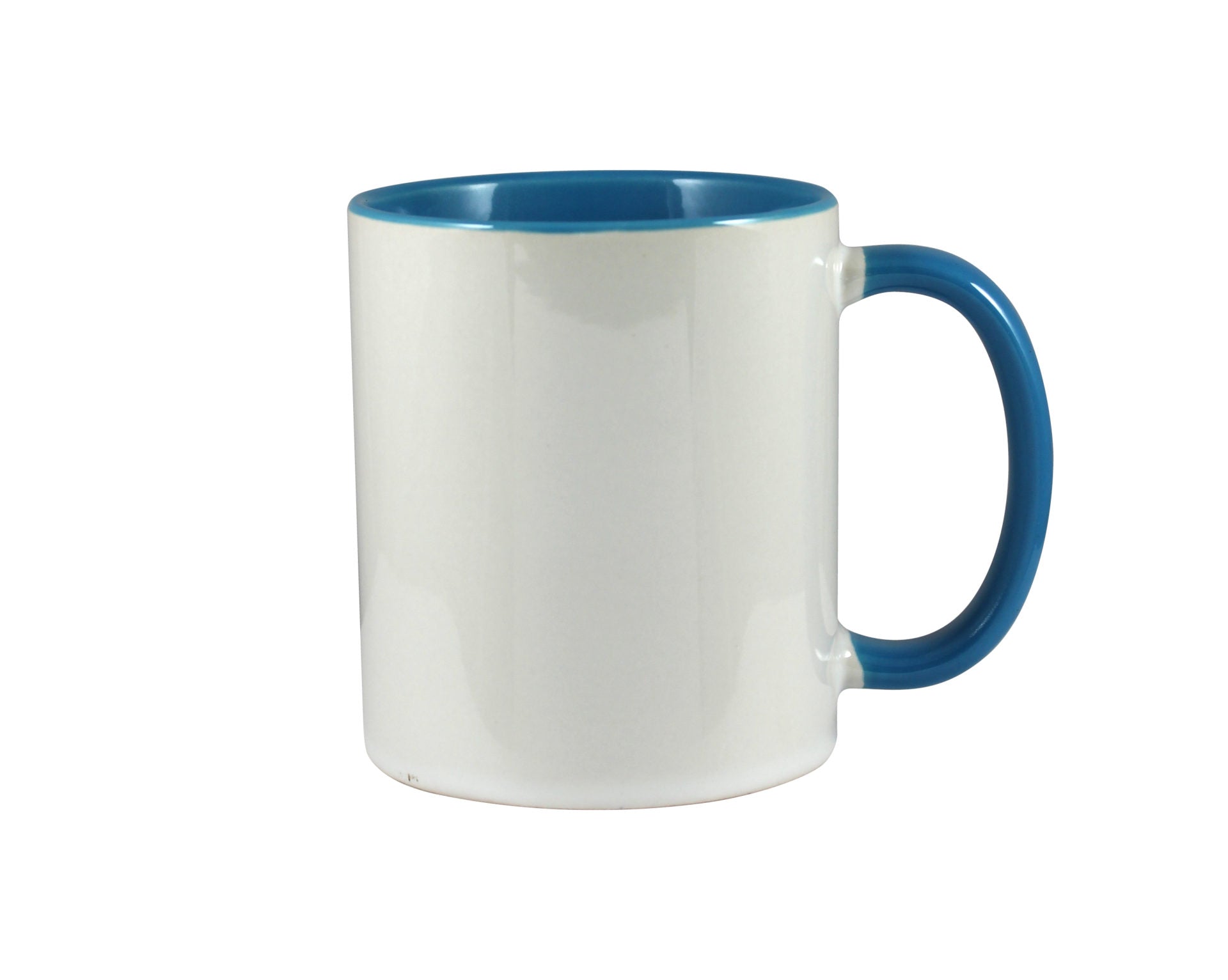 11oz two tone Light Blue mug - artcoasterprinting