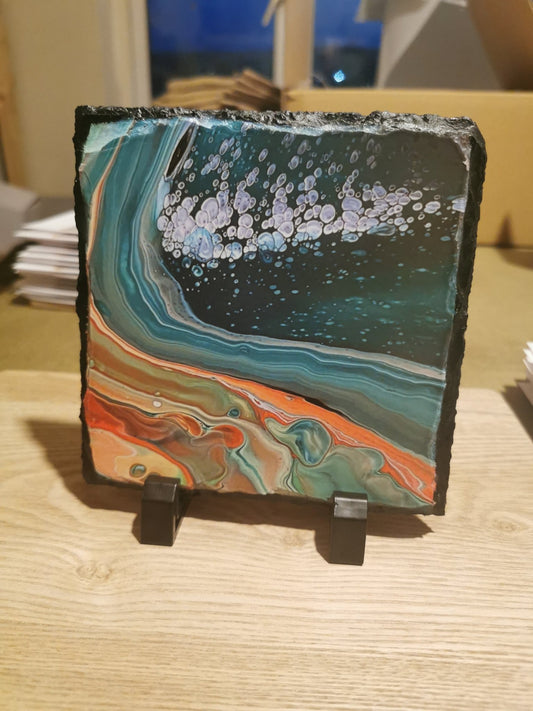 Square Rock Slate (15x15cm) GLOSS - artcoasterprinting